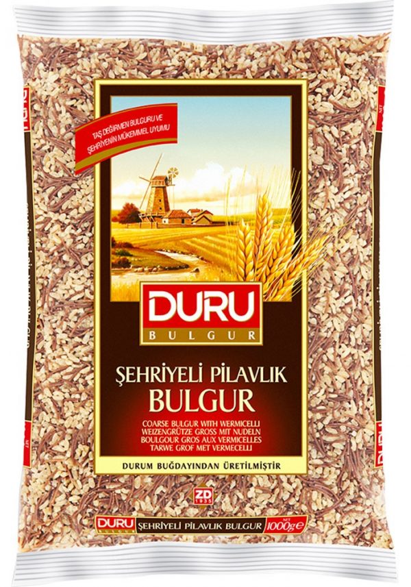 DURU SEHRIYELI PILAVLIK BULGUR 1KG